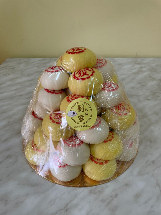 发财圆包塔 50粒 Prosperity Tower Bao 50 pcs